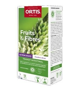 Fruits & Fibres - Transit intestinal, 12 sticks